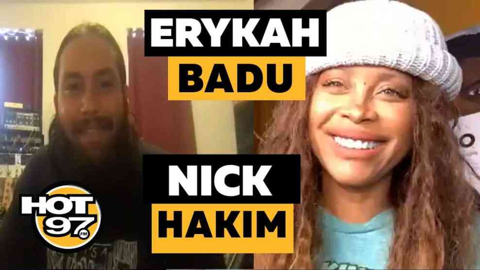 Erykah Badu & Nick Hakim On Ebro in the Morning