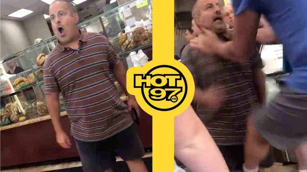 Chris Morgan in Viral Angry Short Man Bagel Boss Video