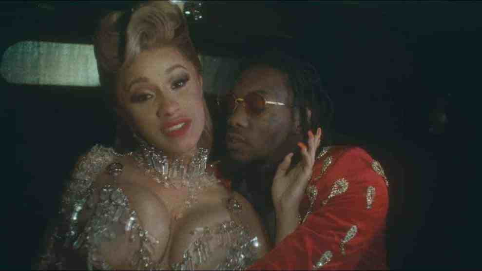 Bartier Cardi - still from video of Cardi B and Offset