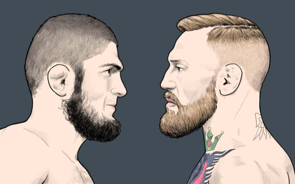 Conor VS Khabib artwork