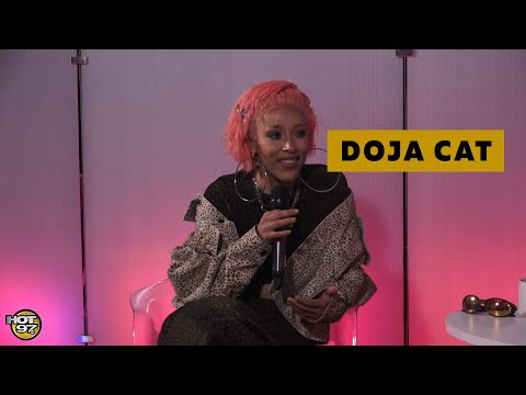 Doja Cat interviewing at hot 97 with Nessa