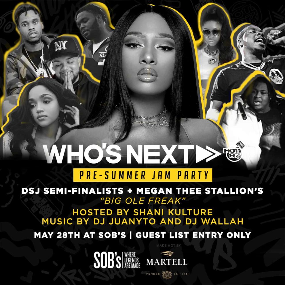 Megan Thee Stallion Who's Next Pre-Summer Jam Party
