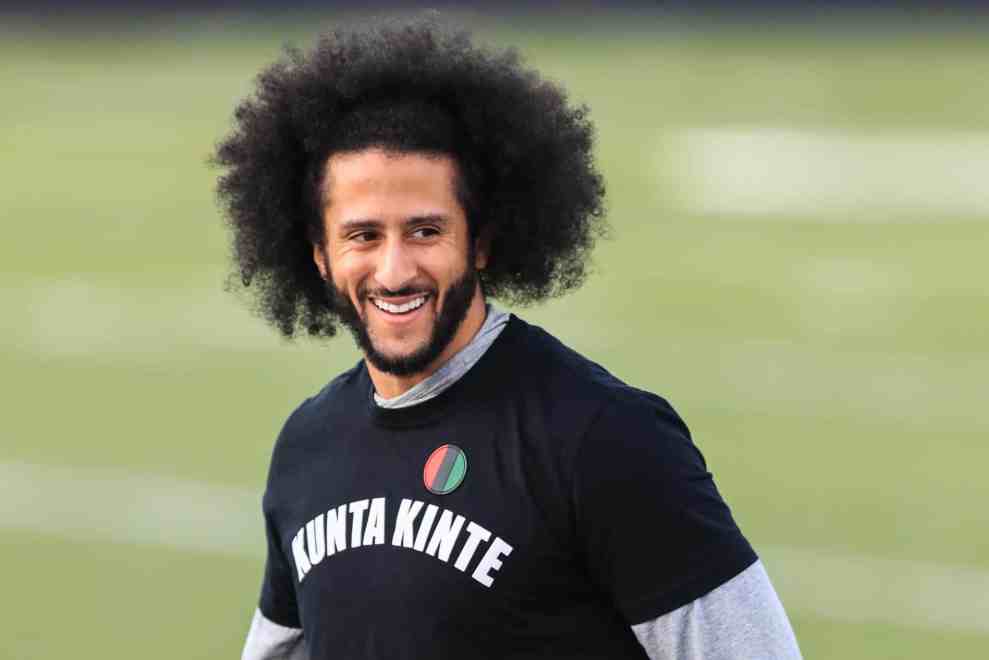 Colin Kaepernick first day at training