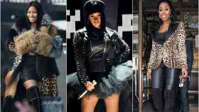 Split image Cardi B.