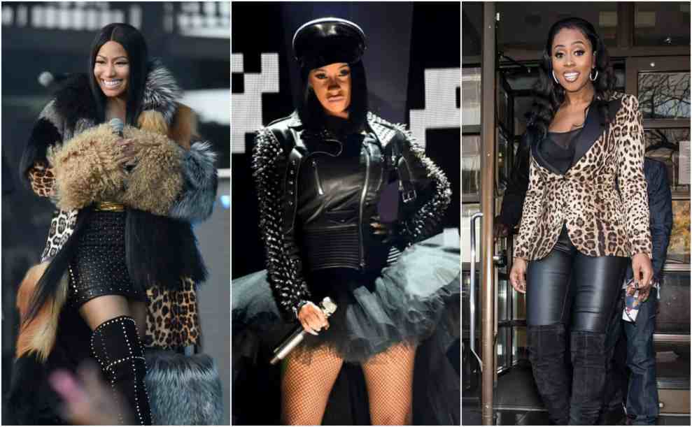 Split image Cardi B.