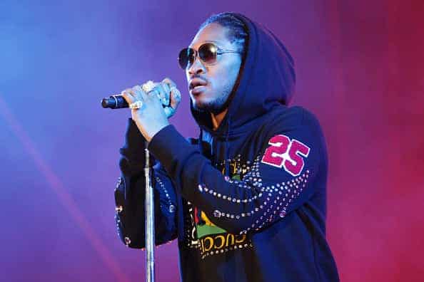 Future performing on stage