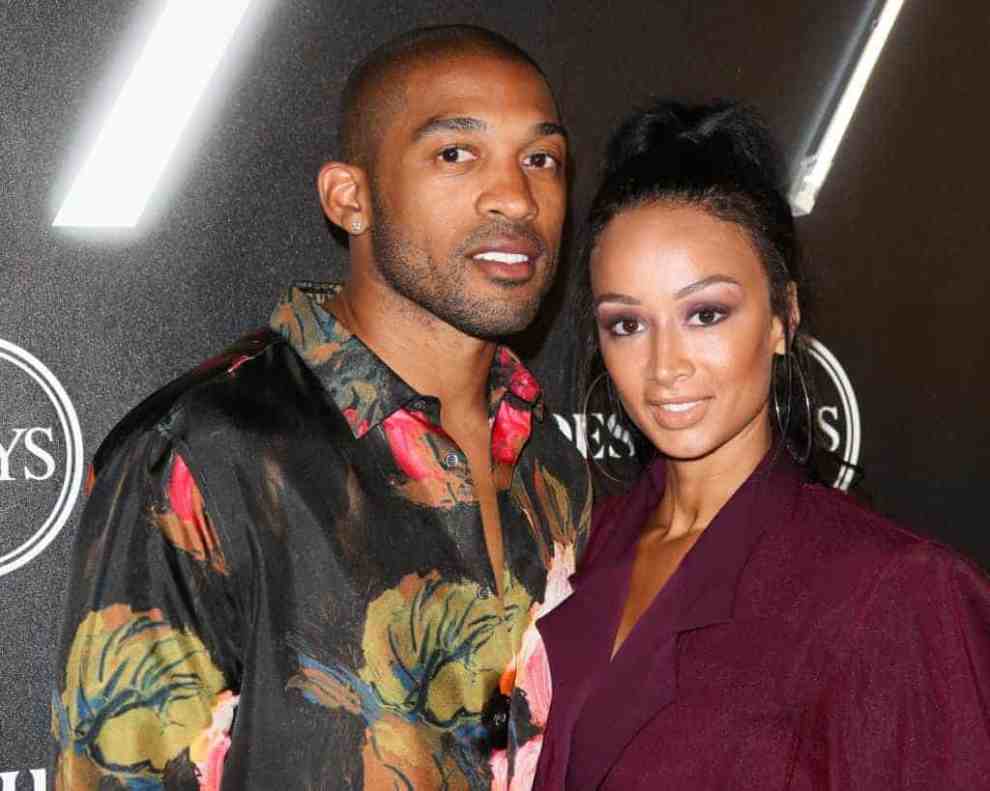 Orlando Scandrick and Draya Michele smiling for the camera