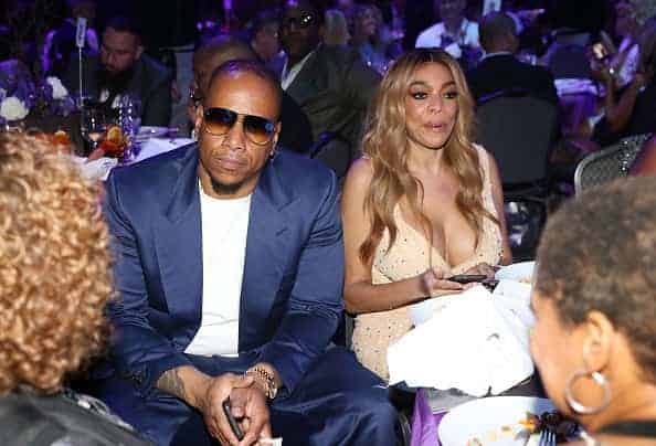 Kevin Hunter (L) and Wendy Williams attend the Wendy Williams Hunter Birthday Give Back Gala at Hammerstein Ballroom on July 18