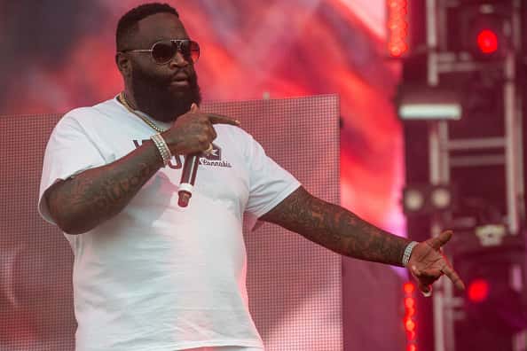 '- AUGUST 04: Rick Ross performs at Auto Club Speedway on August 4