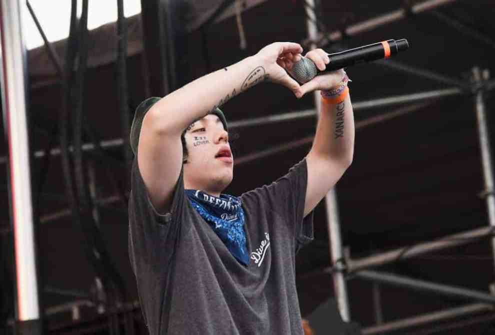 Lil Xan performs onstage during Day 1 of Billboard Hot 100 Festival 2018