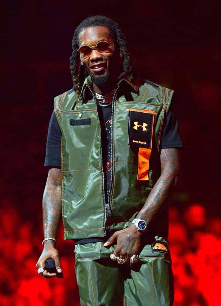 Offset of the group Migos performs in Concert at Aubrey & The Three Amigos Tour - Chicago