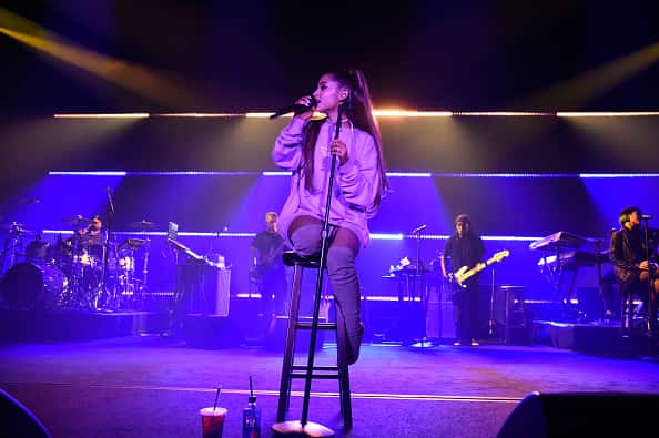 Ariana Grande performing