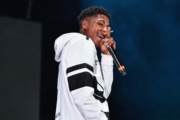 NBA YoungBoy performs during Lil WeezyAna at Champions Square on August 25