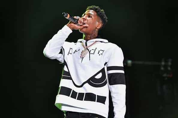NBA YoungBoy performs during Lil WeezyAna at Champions Square on August 25