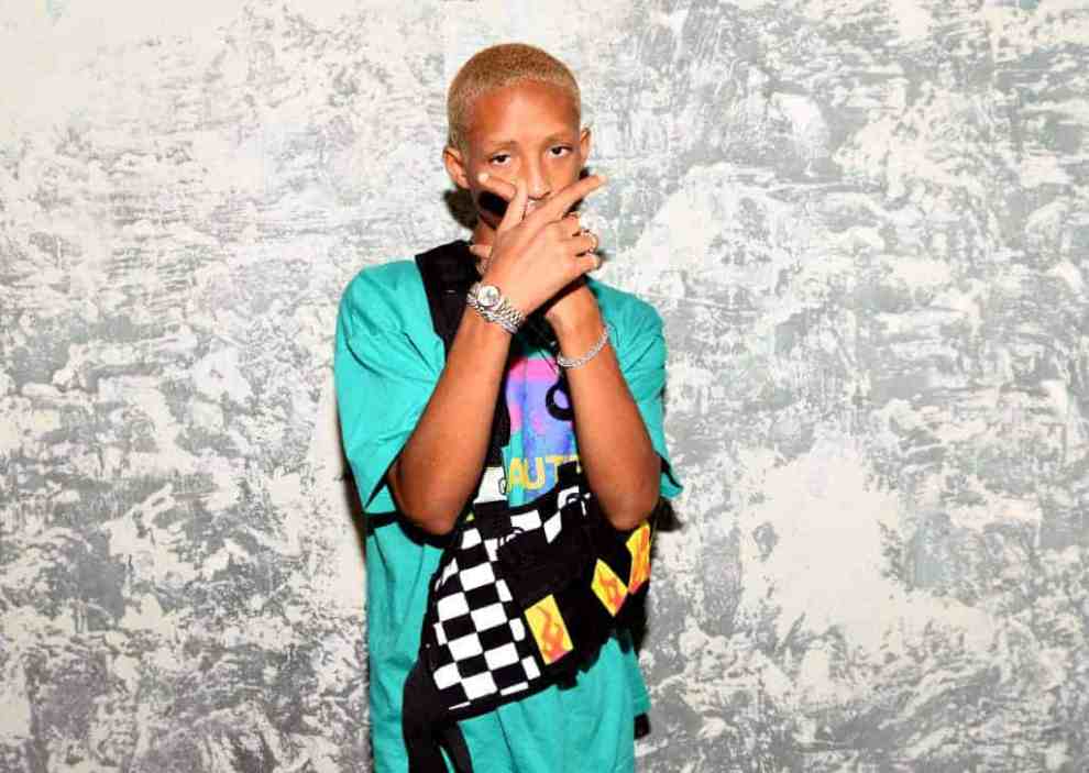 jaden smith performing on stage