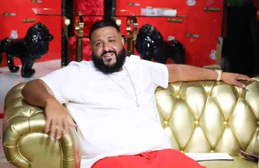DJ Khaled at an event celebrating his new furniture line