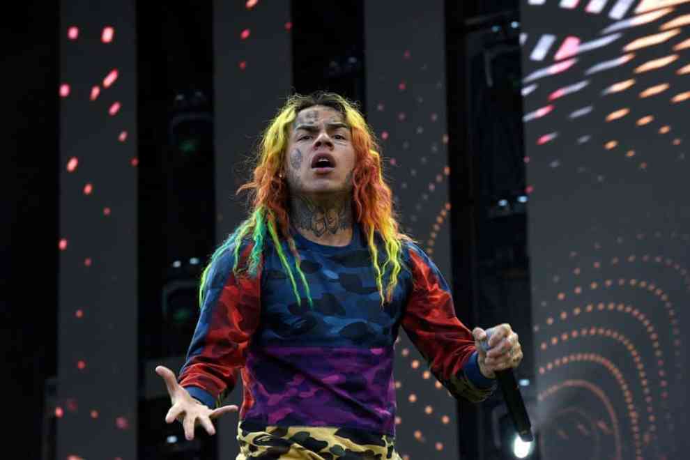 Tekashi 6IX9INE performs at Made in America Music Festival on September 1