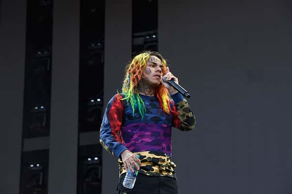Tekashi 6IX9INE performs at Made in America Music Festival on September 1