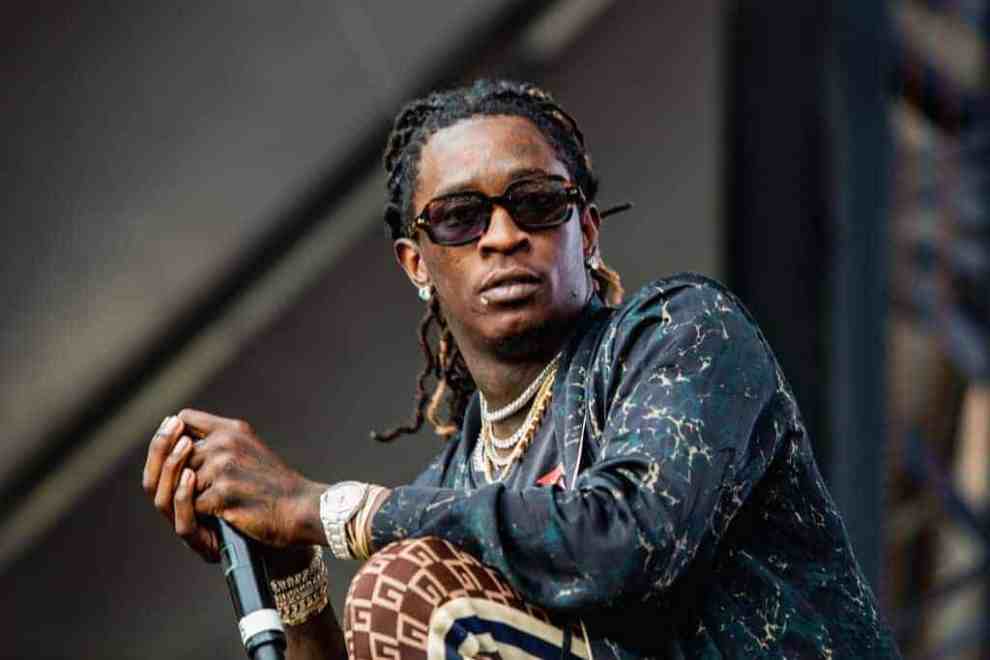 Young Thug on stage