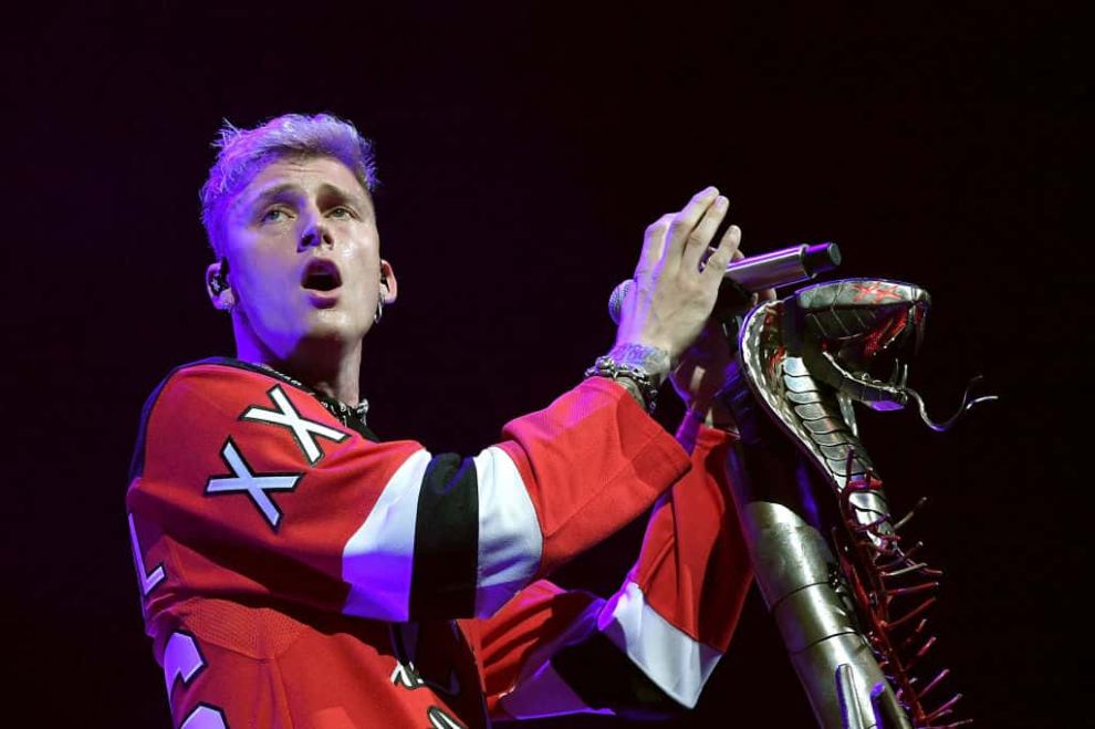 MGK performs at Fall Out Boy In Concert - Newark