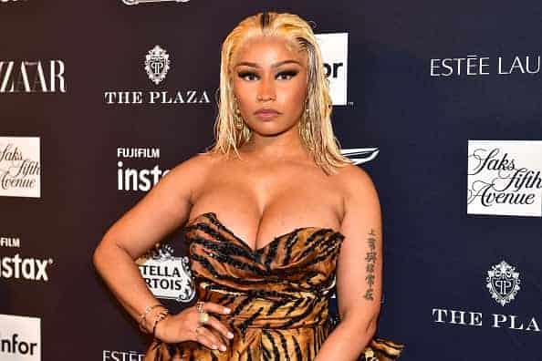 Nicki Minaj on red carpet