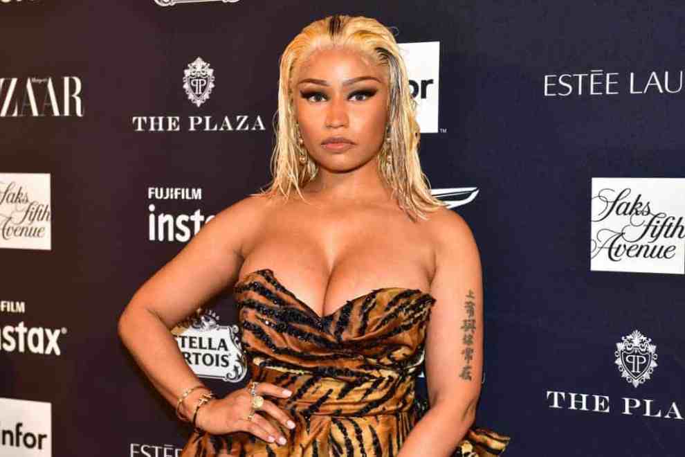 Nicki Minaj attends The Worldwide Editors Of Harper's Bazaar Celebrate ICONS by Carine Roitfeld