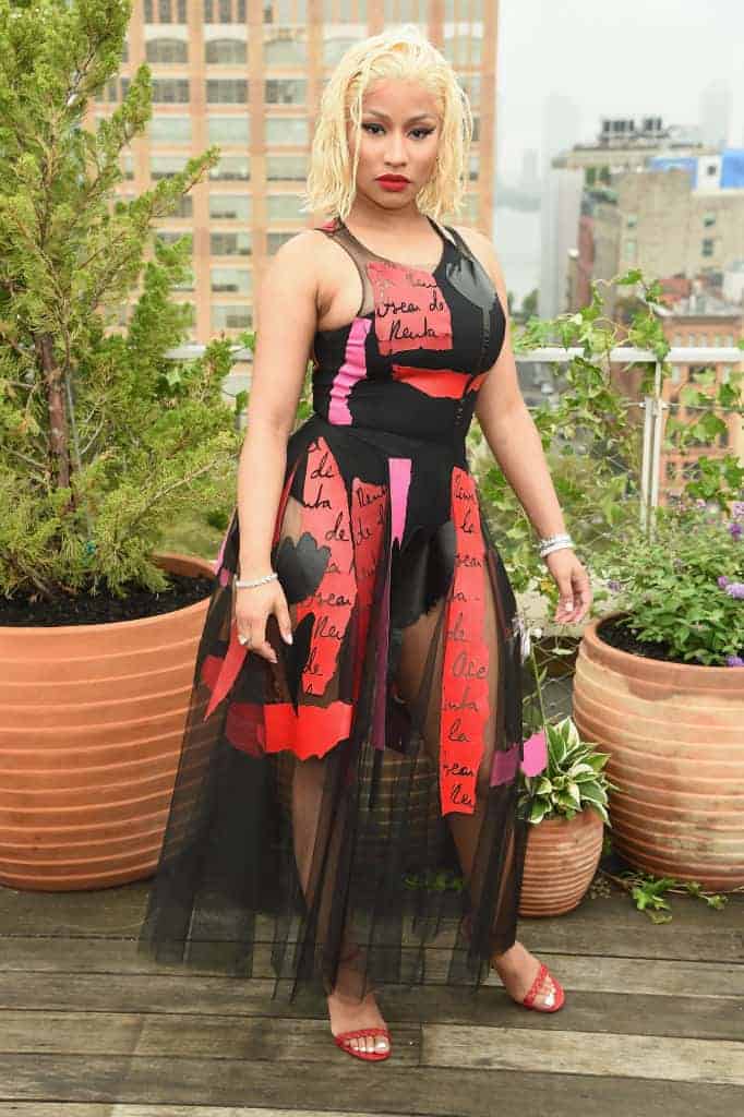 Nicki Minaj attends the Oscar De La Renta during New York Fashion Week: The Shows