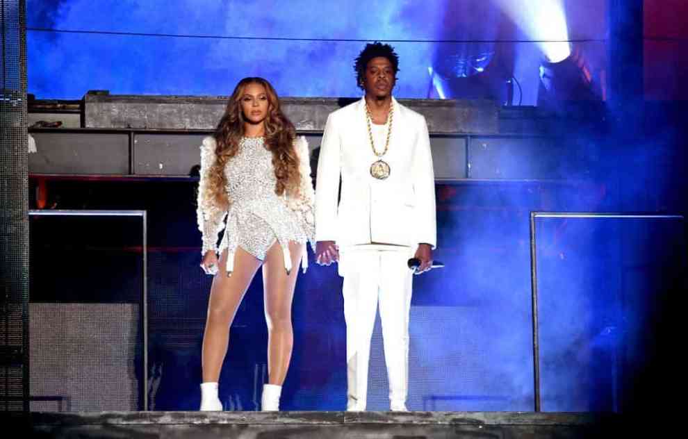 The Carters Jay Z and Beyonce perform at their OTR II Tour