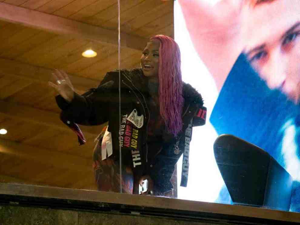 Nicki Minaj is seen during Milan Fashion Week Spring/Summer 2019