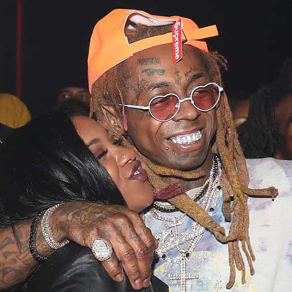 Lil Wayne and his daugther Reginae Carter.