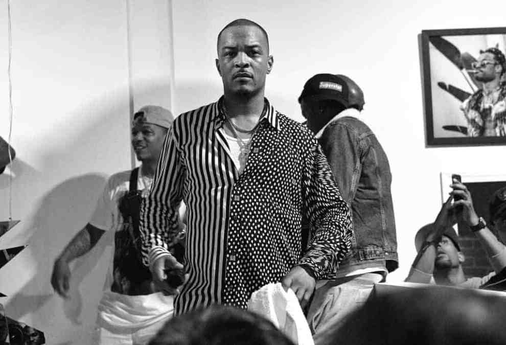 T.I. attends his "Dime Trap" Album release event
