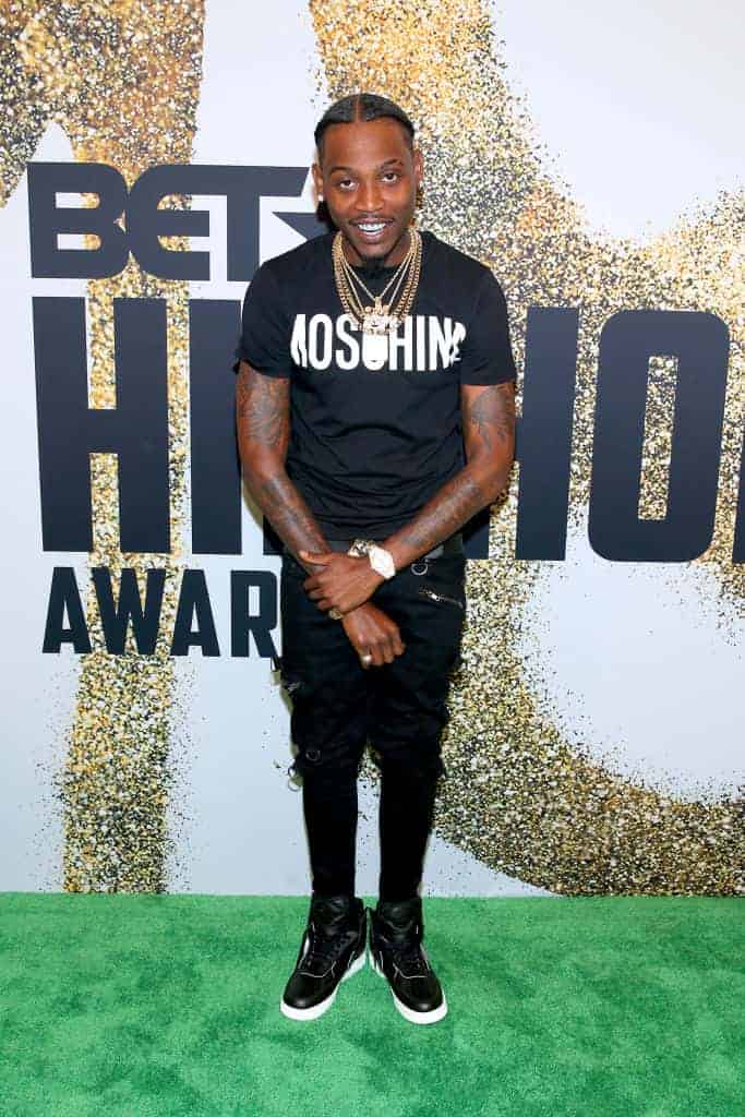 Flipp Dinero wearing all black