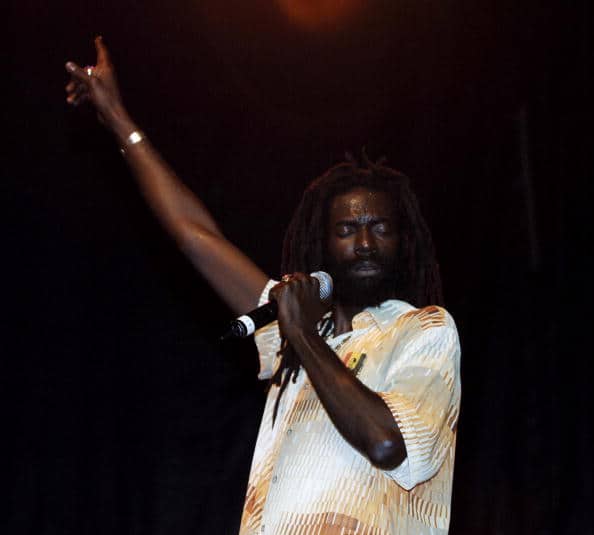Buju Banton performing on stage
