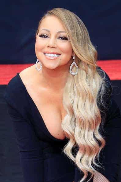 Mariah Carey photographed at the hand and footprint ceremony honoring Mariah Carey at TCL Chinese Theatre on November 1