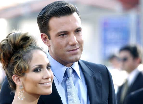 Jennifer Lopez & Ben Affleck during "Gigli" California Premiere at Mann National in Westwood