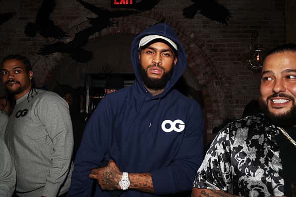 Dave East attends Belly's "Immigrant" Album Release Dinner at Vandal on October 11