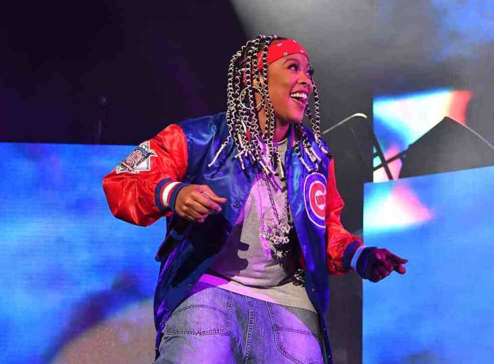 Da Brat performing