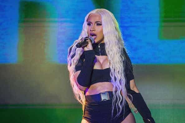 Rapper Cardi B performs onstage during Mala Luna Music Festival at Nelson Wolff Stadium on October 27