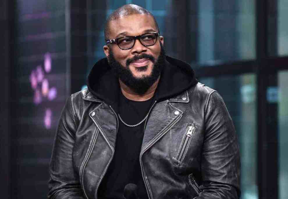 Tyler Perry wearing all black