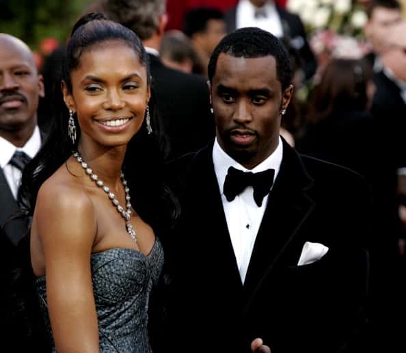 Kim Porter and Sean 'P. Diddy' Combs during The 77th Annual Academy Awards - Arrivals at Kodak Theatre in Los Angeles