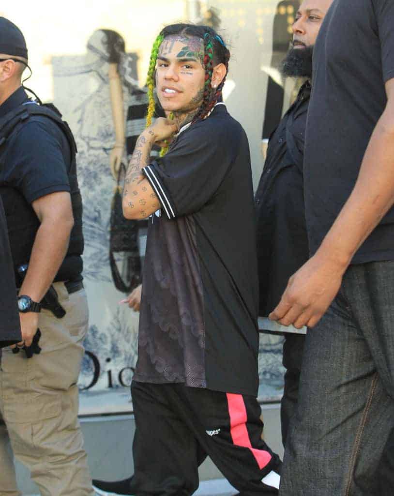 Tekashi is seen on November 8