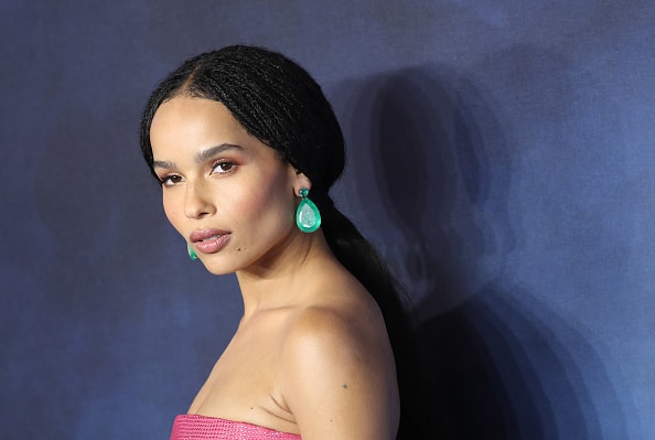 Zoe Kravitz attends the UK Premiere of "Fantastic Beasts: The Crimes Of Grindelwald" at Cineworld Leicester Square on November 13