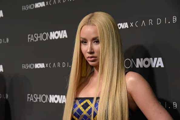 Iggy Azalea on red carpet.