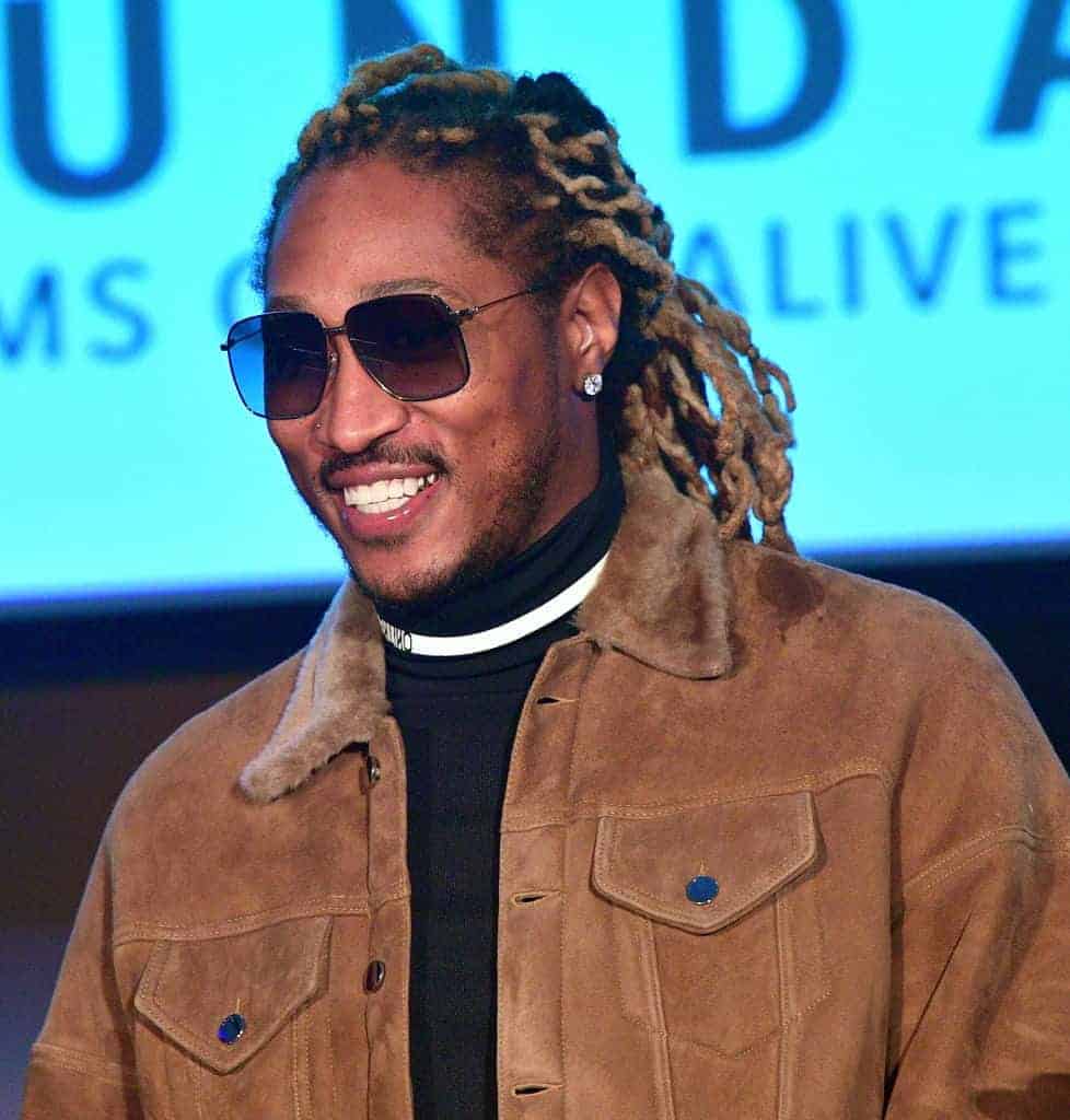 Future smiling at the camera