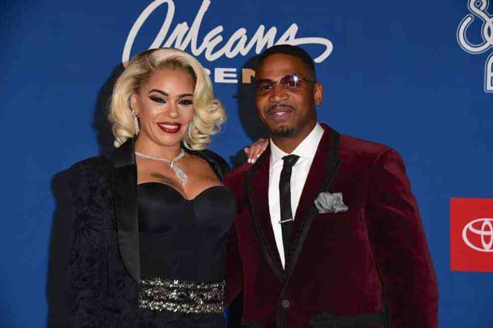 Faith Evans & Stevie J attend Soul Train Awards