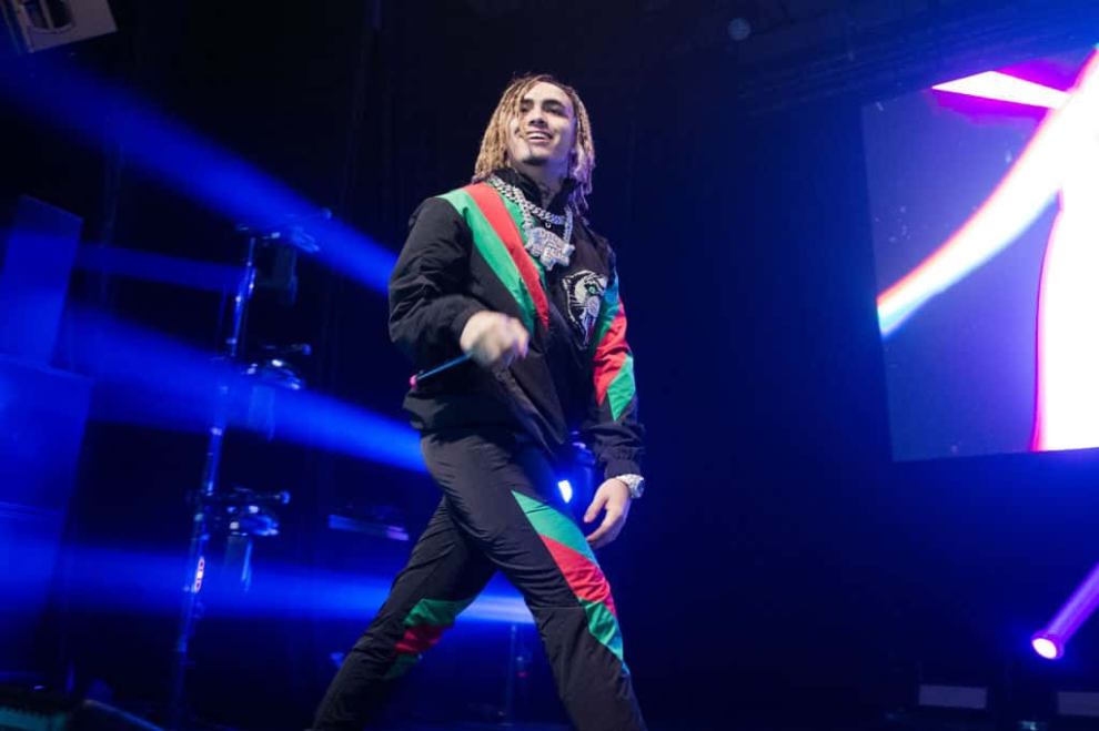 lil pump performs during day two of the Rolling Loud Festival at NOS Events Center on December 17