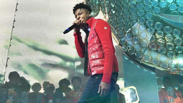 Rapper NBA YoungBoy performs onstage during Lil Baby & Friends concert to promote the new release of Lil Baby's new album "Stree