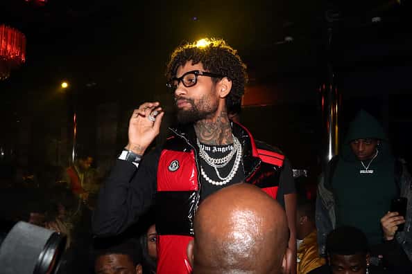 PnB Rock on stage