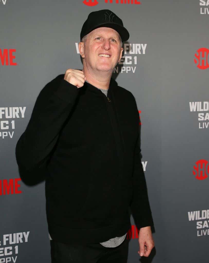 Michael Rapaport wearing all black