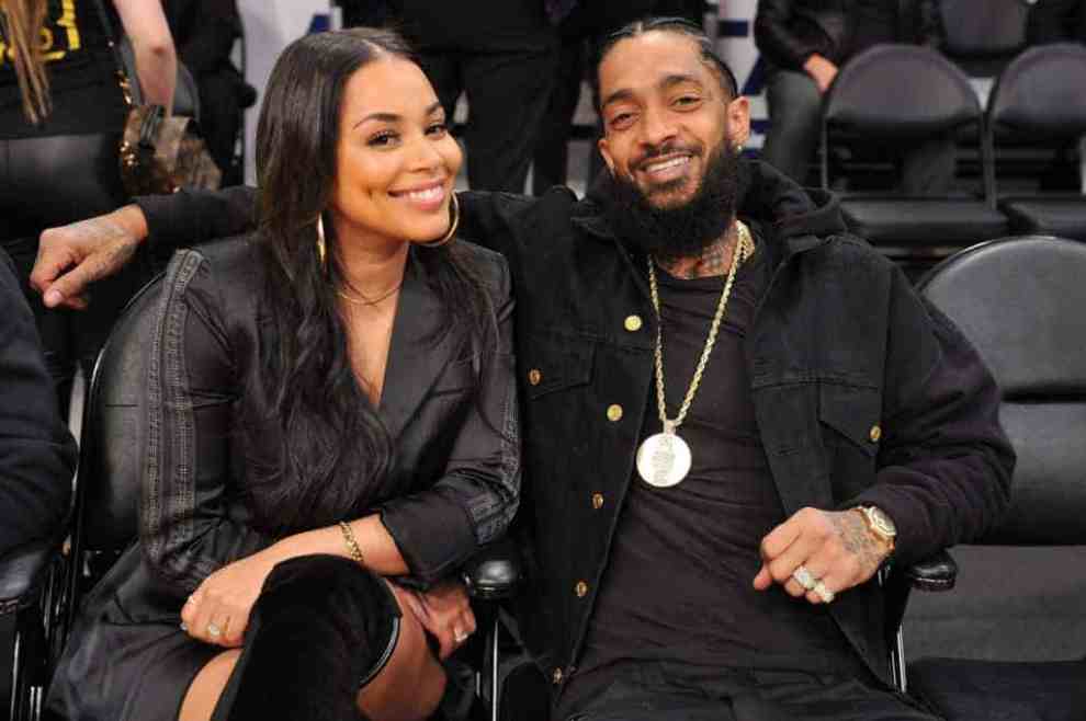 Lauren london and nipsey hussle curtsied basketball game